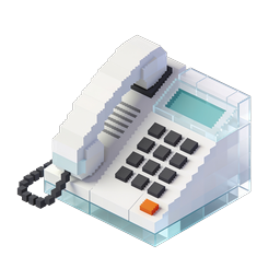 Retro Isometric Vintage Computer Icon - 3D Pixel Art