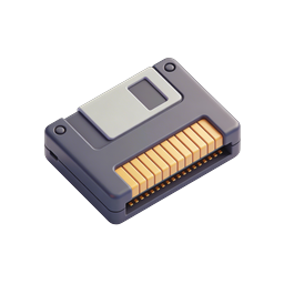 レトロゲームカセットアイコン - クラシックなNESスタイルゲーミング