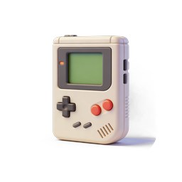 Retro Gameboy Icon - Classic Handheld Gaming Console