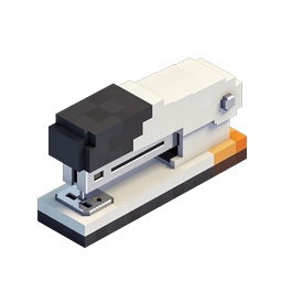 Retro Gaming Console Isometric Voxel Icon