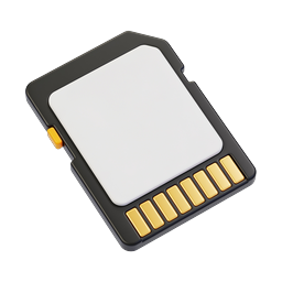 Retro Handheld Device Icon - 3D Tech Illustration