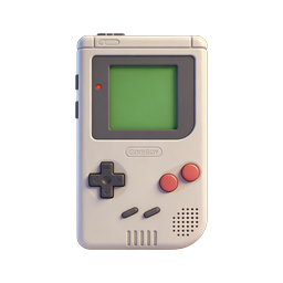 Icona console di gioco portatile retrò - gaming classico anni '90