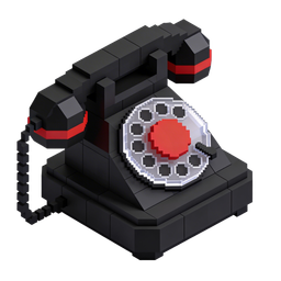 Classic Retro Phone Icon for Vintage Communication