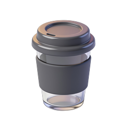 Reusable Coffee Cup Icon | Sustainable Travel Mug Design