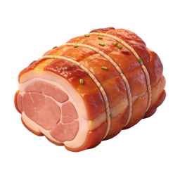 Realistic Roast Meat Icon for Culinary Designs