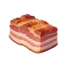 Delicious Bacon Slice Icon for Food Lovers