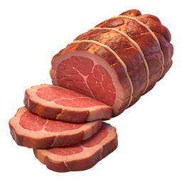 Succulent Sliced Meat Icon for Culinary Use