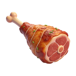 Delicious Roasted Ham Icon for Culinary Projects