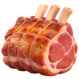 美味烤肉图标,适用于烹饪用途