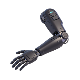 Robotic Arm Icon - Futuristic Prosthetic Technology