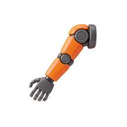 Robotic Arm Icon | 3D Technology & Automation Design