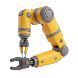 Robotic Arm Icon - Industrial Automation Technology