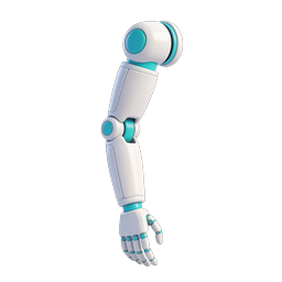 3D-Roboterarm-Icon - KI-Technologie & Automatisierung
