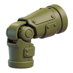Robotic Arm Joint Icon | 3D Clay-Style Mechanical Connector