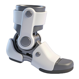 Futuristic Robotic Shoe Icon | Sci-Fi Footwear Design