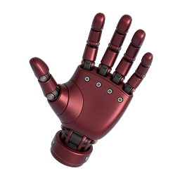 Robotic Hand Icon - 3D Mechanical Prosthetic