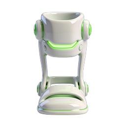 Robotic Knee Brace 3D Icon - Medical Exoskeleton