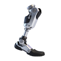Robotic Prosthetic Leg - Advanced Bionic Medical Icon