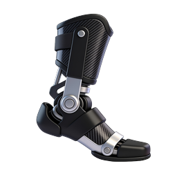 Futuristic Robotic Prosthetic Leg Icon | Cybernetic Limb