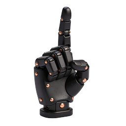 Robotic Thumbs Up Icon - AI Mechanical Hand