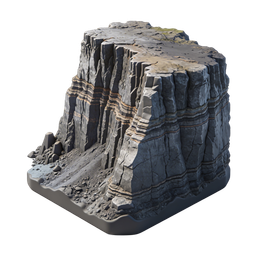 Rock Formation Icon for Nature and Landscape Designs