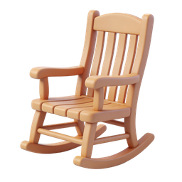 Stylish Rocking Chair Icon for Cozy Spaces