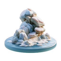 Rocky Coast Icon for Nature and Adventure Themes