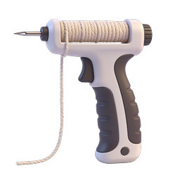 Rope Wrapped Hand Tool 3D Icon - Modern Design