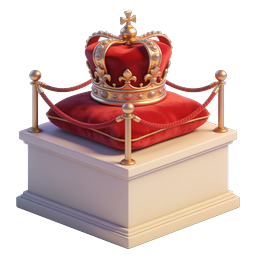 Royal Golden Crown Icon - Premium Royalty Symbol