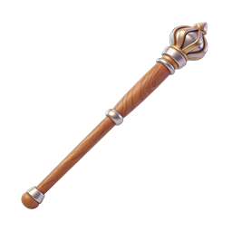 Royal Scepter Icon - Majestic Royalty Power Symbol