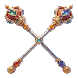 Royal Scepter Icon for Digital Design Projects