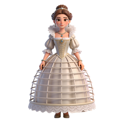 Charming Princess Dress Icon for All Ages