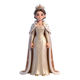 Elegant Royal Queen Icon for Design Projects