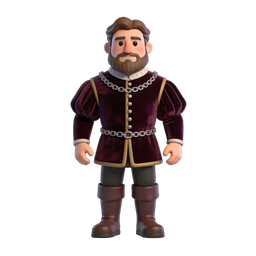 Medieval King Icon for Royalty Themes