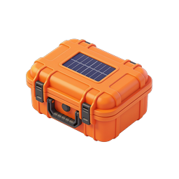 Rugged Solar Power Case Icon - Outdoor Adventure Gear