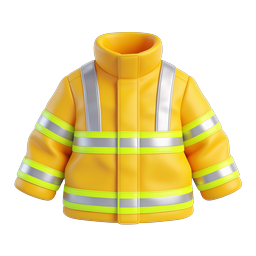 High-Visibility Safety Jacket Icon | Reflective Workwear