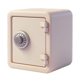 Safety Vault Icon for Secure Financial Design