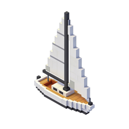 Sailboat Icon - Modern Nautical Design for Travel Apps
