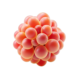 Realistic Salmon Roe Cluster - Premium Seafood Icon