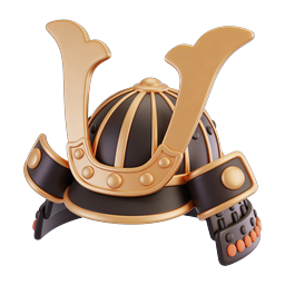 Samurai Helmet Kabuto Icon | Japanese Warrior Armor