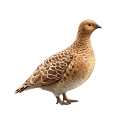 Realistic Sandgrouse Bird Icon | Wildlife Nature