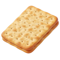 Sandwich Cracker Icon - Realistic 3D Food Illustration