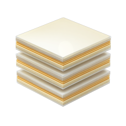 Sandwich Panel Stack Icon - Construction Material