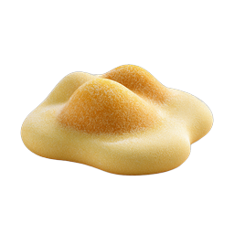 Golden Sandy Mound 3D Icon | Realistic Texture Design