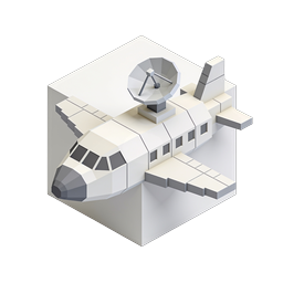Isometric Satellite Spacecraft 3D Icon | Space Tech