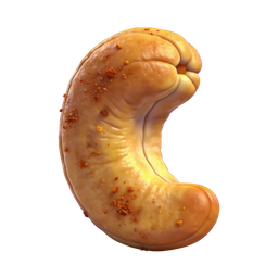 Realistic Cashew Nut Icon for Food Lovers
