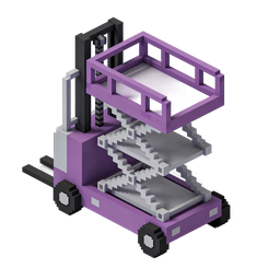 Scissor Lift Icon for Construction and Maintenance Projects