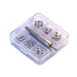 Screwdriver and Screws Tool Kit Icon