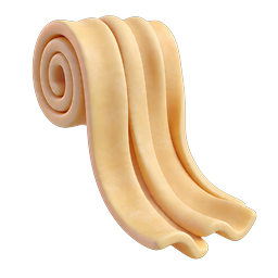 3D Scroll Banner Icon - Elegant Clay Render Design