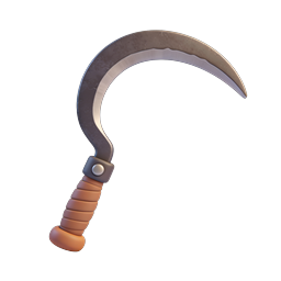 Icono de arma de guadaña - Herramienta de fantasía renderizada en 3D